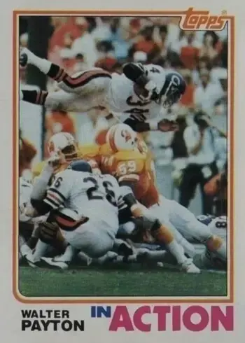 1982 Topps #303 Walter Payton Football Card