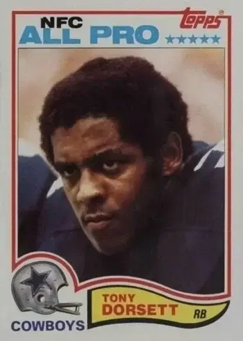 1982 Topps #311 Tony Dorsett Football Card