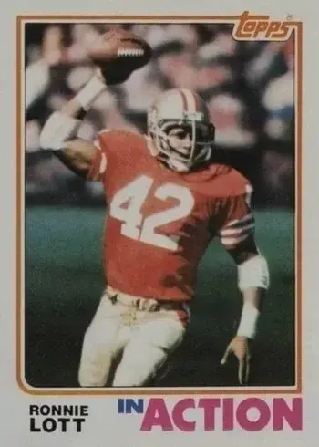 1982 Topps #487 Ronnie Lott Football Card