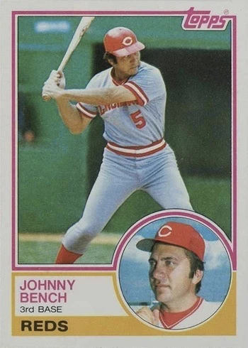 1983 Topps #60 Johnny Bench Baseball Card