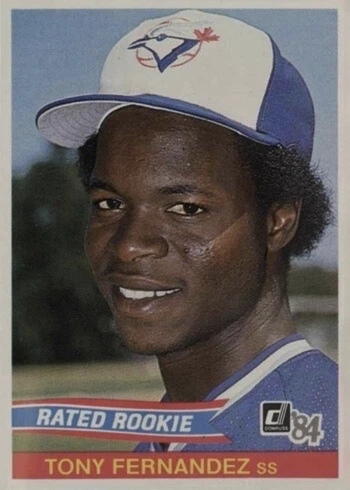 1984 Donruss #32 Tony Fernandez Rookie Card