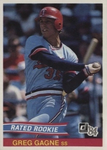 1984 Donruss #39 Greg Gagne Rookie Card