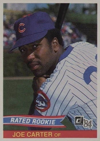1984 Donruss #41 Joe Carter Rookie Card