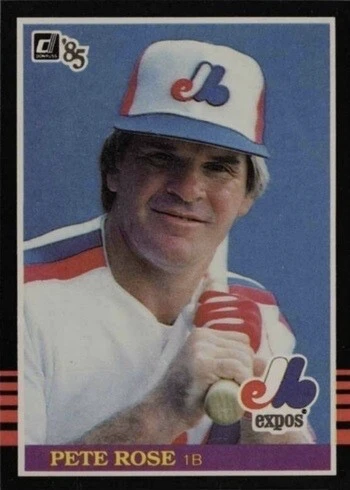 1985 Donruss #254 Pete Rose Baseball Card
