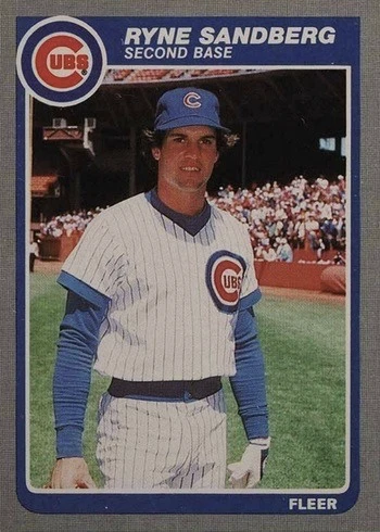 1985 Fleer #65 Ryne Sandberg Baseball Card