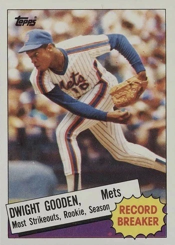 1985 Topps #3 Dwight Gooden Baseball Card