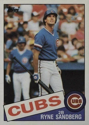 1985 Topps #460 Ryne Sandberg Baseball Card