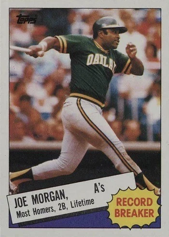 1985 Topps #5 Joe Morgan Baseball Card