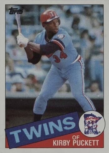 1985 Topps #536 Kirby Puckett Rookie Card