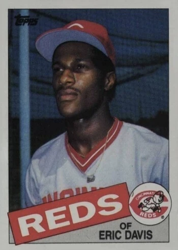 1985 Topps #627 Eric Davis Rookie Card