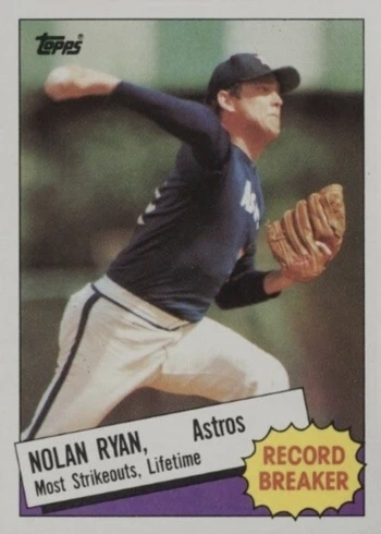 1985 Topps #7 Nolan Ryan Baseball Card