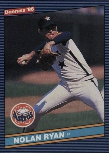 1986 Donruss #258 Nolan Ryan Baseball Card