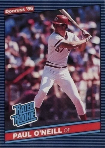 1986 Donruss #37 Paul O'Neill Rookie Card