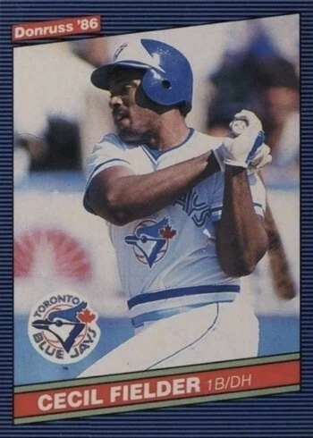 1986 Donruss #512 Cecil Fielder Rookie Card