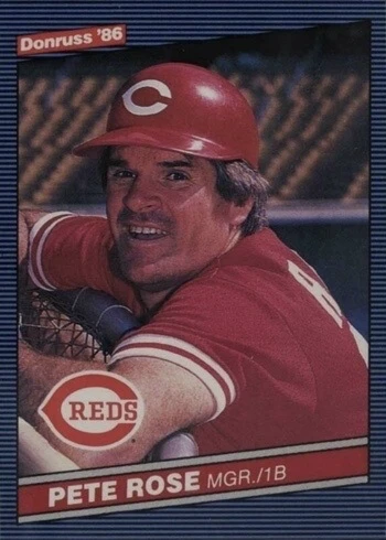 1986 Donruss #62 Pete Rose Baseball Card