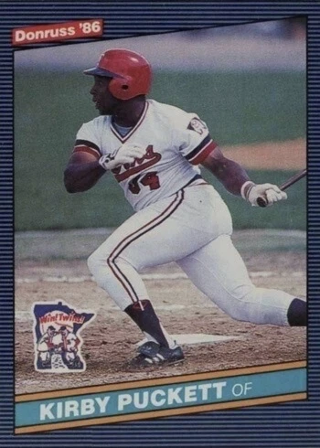 1986 Donruss #72 Kirby Puckett Baseball Card