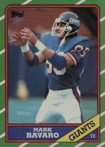 1986 Topps #144 Mark Bavaro Rookie Card