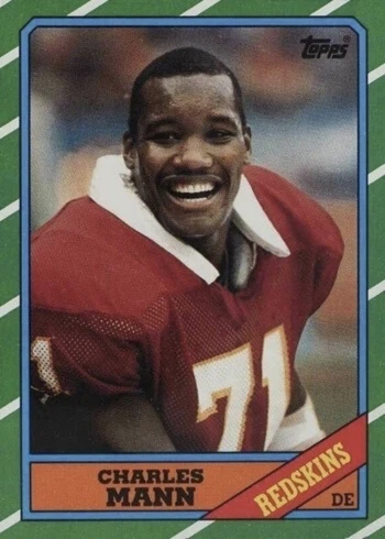1986 Topps #181 Charles Mann Rookie Card