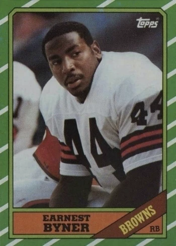1986 Topps #189 Earnest Byner Rookie Card