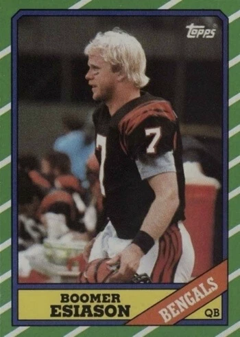 1986 Topps #255 Boomer Esiason Rookie Card