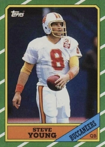 1986 Topps #374 Steve Young Rookie Card