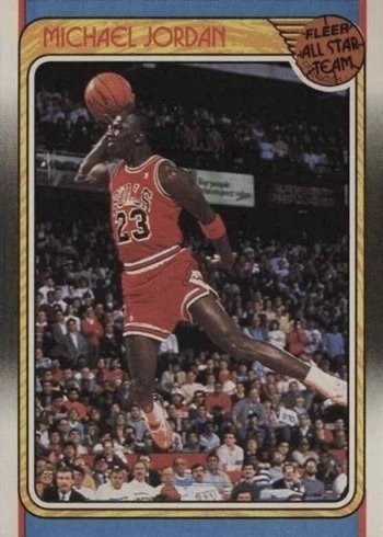 1988 Fleer #120 Michael Jordan Basketball Card