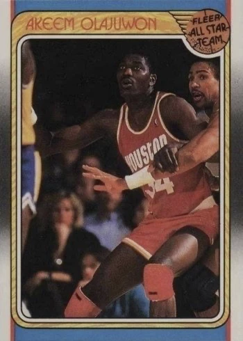 1988 Fleer #126 Hakeem Olajuwon Basketball Card