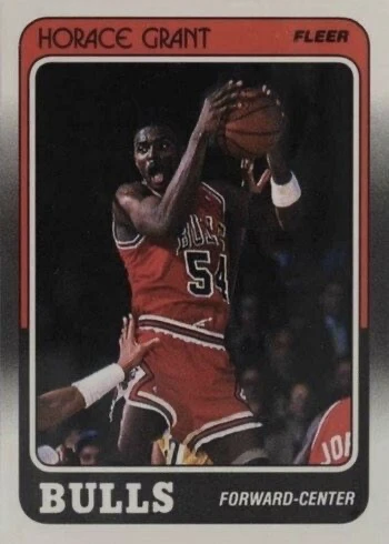 1988 Fleer #16 Horace Grant Rookie Card