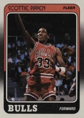 1988 Fleer #20 Scottie Pippen Rookie Card