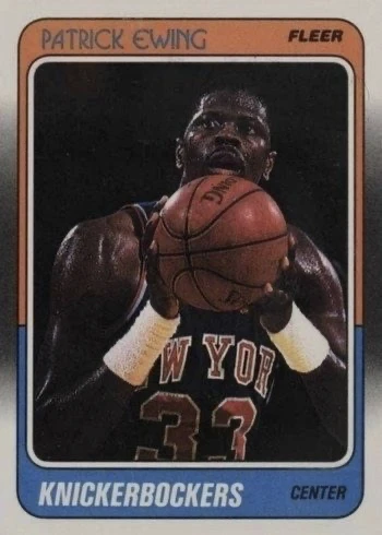 1988 Fleer #80 Patrick Ewing Basketball Card