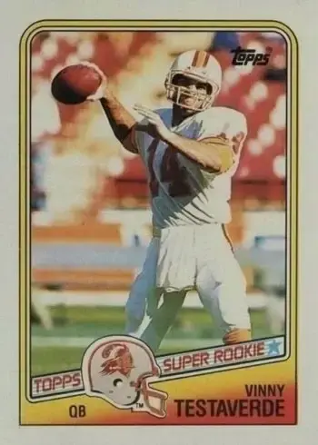 1988 Topps #352 Vinny Testaverde Rookie Card
