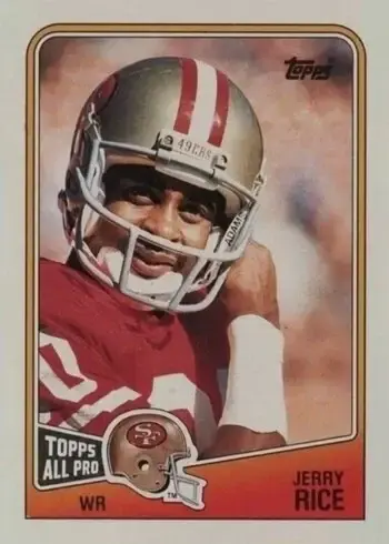 1988 Topps #43 Jerry Rice Football Card