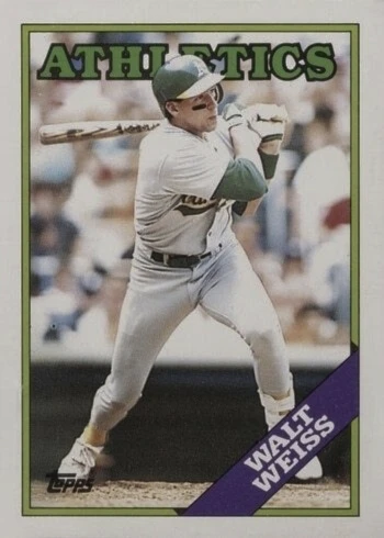 1988 Topps Traded #126T Walt Weiss Rookie Card