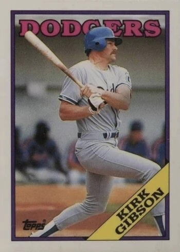 1988 Topps Traded #40T Kirk Gibson Baseball Card