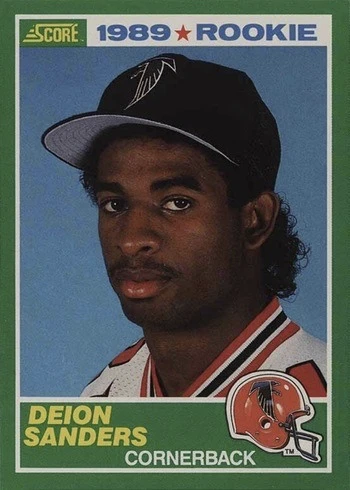 1989 Score #246 Deion Sanders Rookie Card