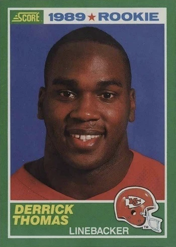 1989 Score #258 Derrick Thomas Rookie Card