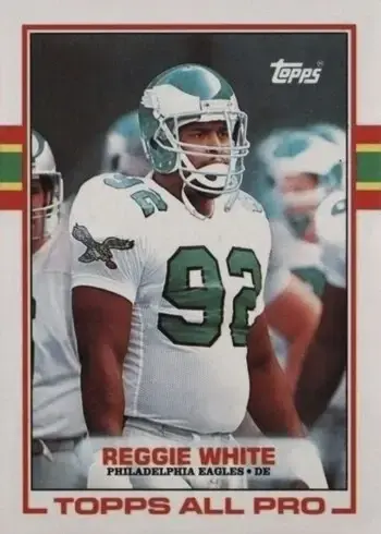 1989 Topps #108 Reggie White Football Card