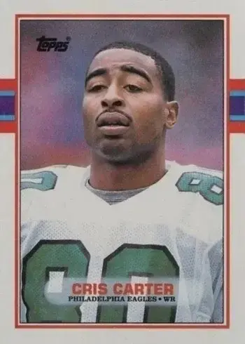 1989 Topps #121 Cris Carter Rookie Card