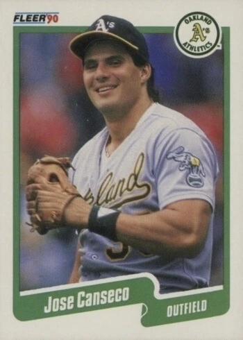 1990 Fleer #3 Jose Canseco Baseball Card