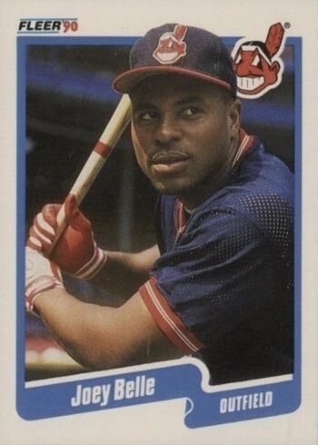 1990 Fleer #485 Albert Belle Rookie Card