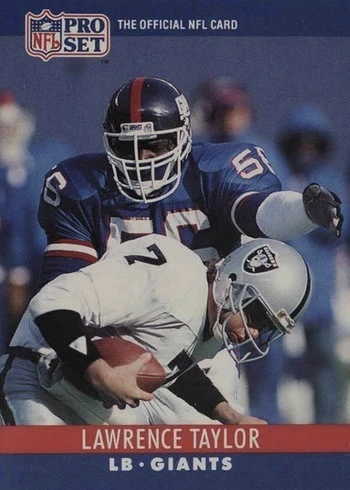 1990 Pro Set #231 Lawrence Taylor Football Card