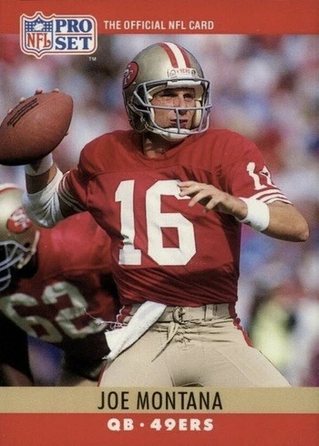 1990 Pro Set #293 Joe Montana Football Card