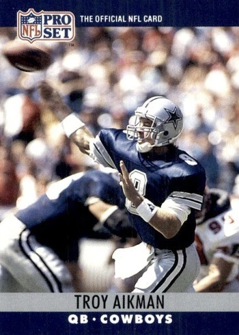 1990 Pro Set #78 Troy Aikman Football Card