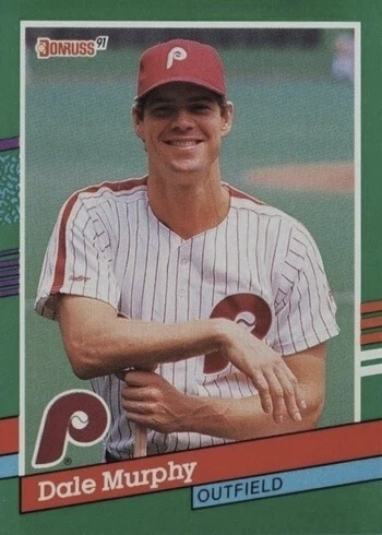 1991 Donruss #484 Dale Murphy Baseball Card