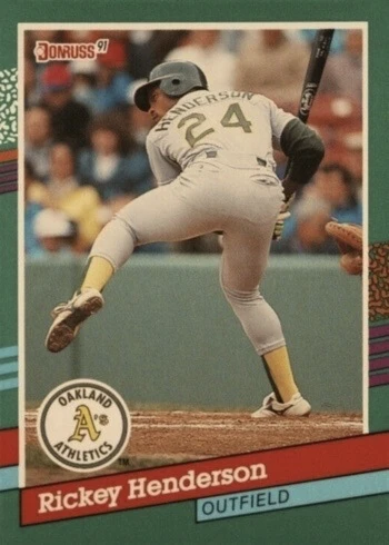 1991 Donruss #648 Rickey Henderson Baseball Card