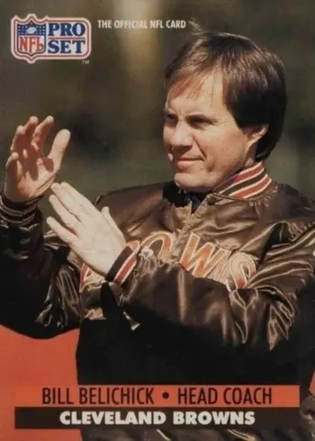 1991 Pro Set #126 Bill Belichick Rookie Card