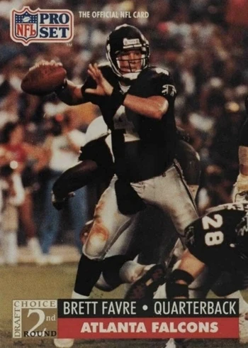 1991 Pro Set #762 Brett Favre Rookie Card