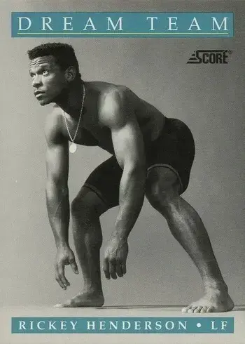 1991 Score #890 Rickey Henderson Baseball Card