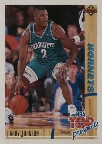 1991 Upper Deck #445 Larry Johnson Basketball Card