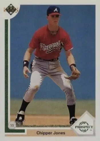 1991 Upper Deck #55 Chipper Jones Rookie Card